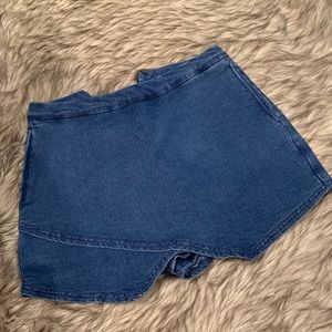 NWT Denim Skort